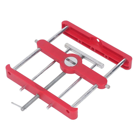 Heavy Duty Self Centering Dowel Jig Built From Premium Abs And Tough Steel Rings For Dead On Mortise Alignment With Zero Fuss On Any Job in red