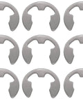 10mm Stainless Steel External Circlips E Clip Set For Shafts, Snap Rings Retaining Rings 19.95mm Outer Diameter, 1mm Thick, 304 Stainless