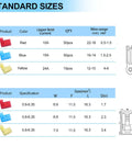 Diagram showing sizes and specifications for Right Angle Spade Connectors Nylon Flag Spade Female Insulated Terminals For 22 18 18 14 12 10 Gauge