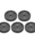 Five-piece Beefy Steel RC Servo Spur Gear Set With 24 Tooth Internal Spline Module 0.8 High Strength Replacement Gears display