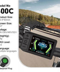 600C Electric Bike Display Panel Waterproof Meter Control Unit Plug And Play Replacement For 24V To 52V Systems screen