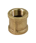 Three Quarter Inch Lead Free Brass Straight Coupling For Plumbing Systems No Lead NSF 61 8 Certified BRCP0034 NL.