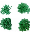 Green plugs from Pro Grade Aluminum Linear Guide Rail Dust Covers and Screw Hole Plugs for DIY 3D Printers CNC Lasers Workbenches and Furniture Anodized Finish for Smooth Long Lasting Protection 50 Pack