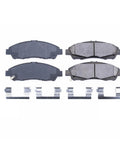 PowerStop front ceramic brake pad set with installation hardware (Z17) for GM SUVs 2018–2020, front view