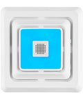 Replacement Bath Fan Cover With Color Changing LED Light Adjustable Brightness And Scene Modes And Sensonic Bluetooth Speaker
