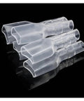 Solid Assortment Kit For 120 Pieces Insulated Male Female Wire Connectors With Crimp Terminals In 2 Point 8 4 Point 8 And 6 Point 3 Millimeter Sizes Perfect Spade Electrical Adapters For Any Hissy Fit Repair Job Right Now clear insulated wire crimp terminals