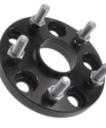 15Mm Hub Centric Wheel Spacers Upgrade Your Mitsubishi Whip With Five By One Four Point Three Bolt Pattern showing matte black aluminum disc.