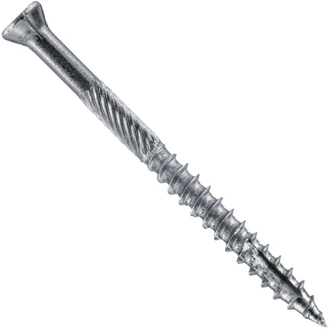 Number Nine By Two And Quarter Inch Stainless Steel Trim Head Wood Screws With Torx Star Drive Built For Acq Treated Lumber And Coastal Weather Delivers Smooth Turning And Ironclad Hold In A Hefty One Pound Pack