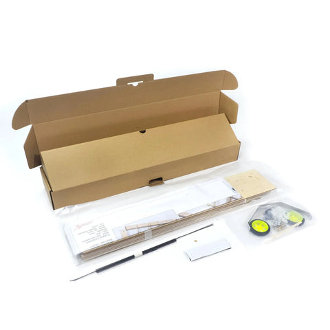 Balsa Wood RC Plane Kit With 32 Inch Wingspan Laser Cut Unassembled Training Aircraft For Adults Includes Motor ESC Servo Prop Film Pack Ready