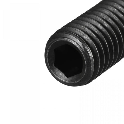 Close-up of Hardcore Spring Loaded Ball Plunger Set Screws, 20 Pack M8 X 16mm High Carbon Steel Hex Drive Grub Bolts.