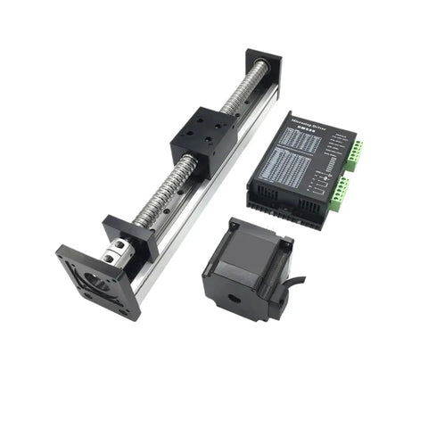 Open 57 Millimeter X Y Z Axis Linear Guide Rail System With 3Nm Drive Power 42mm Wide Ball Screw SFU1605 1610 and motor driver