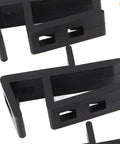 Professional Cabinet Scribing Jig Set With Tough Abs Construction For Seamless Toe Kick And Ceiling Filler Installation, black ABS clamps.