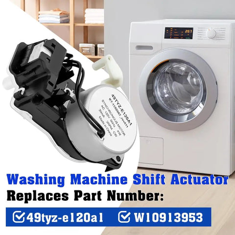 Washer Shift Actuator Replacement Kit DIY Friendly 120V 60Hz Fixes No Spin Or No Agitation Replaces W10815026 W10597177