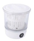 Cordless Portable Washing Machine With 3L Tank Led Touch Screen Plus 6000Mah Battery For Travel Camping And Road Trips showing a clear design for easy laundry.