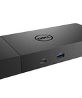 Rock Solid Dual Usb C Laptop Docking Station Slick Power Data Hub Plug And Play Setup Built For Smooth Daily Workflows top view showing USB ports.