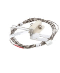 Sensor Kit 1000 Ohm With 110 Inch Wire Lead OEM Replacement Part for Commercial Ovens shown with mounting hardware