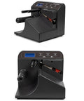 Automatic Wrap Machine 180W For Inflatable Packaging with control panel for speed and temperature, shown from front and side angles.