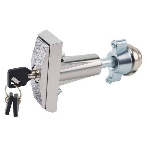 Heavy Duty Aluminum Alloy Vending Machine Lock With Keys And T Handle For Candy Snack Soda Machines Chrome Plated Surface Rust Resistant