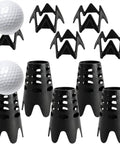 10 Pack Plastic Golf Tees For Simulator Mats And Indoor Practice Durable Reusable Tees For Your Home Golf Setup Image