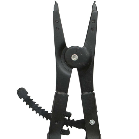 Snap Ring Pliers Set 2 Piece External And Internal Circlip Pliers With Straight 45 Degree And 90 Degree Tips For Fast Easy Installing