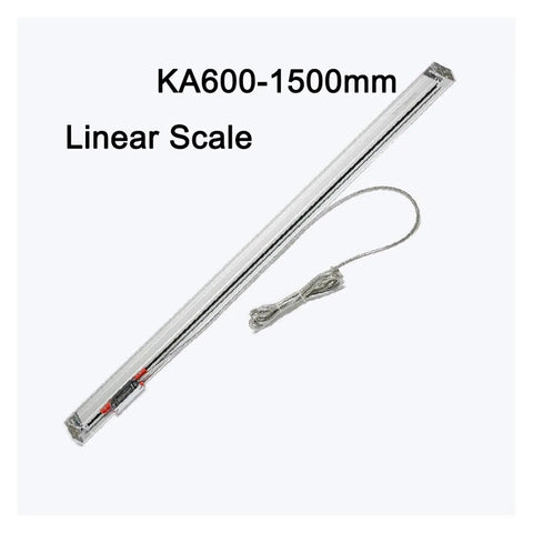 5um DRO Linear Scale Optical Encoder For CNC Lathe And Milling Machines 1000mm To 1500mm Long 0.005mm Resolution