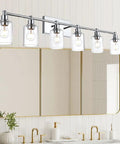 Dope Three Light Vanity Fixture In Brushed Nickel Finish With Clear Glass Cylinder Shades For Over Mirror Bathroom Lighting