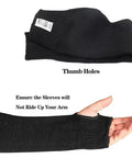 Heavy Duty Kevlar Arm Sleeves Built To Take Prolonged Pounding And Resist Scorching Heat Industrial Safety Guard For Rough Trade And Badass Work Protection For Men with thumb holes for secure fit.