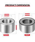 Product dimensions of Heavy Duty Front And Rear Wheel Bearings For Polaris Sportsman Ranger Ace 400 500 570 600 700 800 40X74X40Mm.
