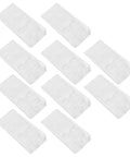 Transparent Door Stopper Set Of 10 Non Slip Holders For Home And Office High Friction Quadrate Shape No Tools Needed Install