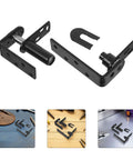 Self-Closing Automatic Door Hinge For Bar Doors Built Tough Heavy-Duty Stainless Steel With Smooth Double-Action Motion For Bar Counters And Salons Easy Secure Mounting For Thick Doors, black hinge parts