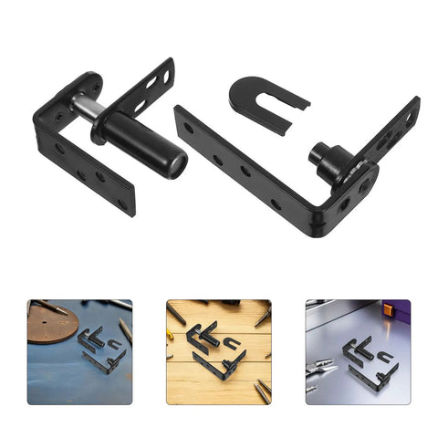 Self-Closing Automatic Door Hinge For Bar Doors Built Tough Heavy-Duty Stainless Steel With Smooth Double-Action Motion For Bar Counters And Salons Easy Secure Mounting For Thick Doors, black hinge parts