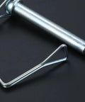 Beefy Heavy Duty Trailer Coupler Pins Three Eighths Inch By Four Inch Pack Of Four With Anti Loss Safety Cable Zinc Plated Locking Hitch Pins