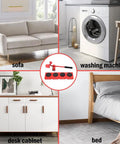 Heavy Duty Furniture Lifter And Moving Dolly Kit With Wheels For Sofas, Beds, Cabinets And Appliances Like Washing Machines