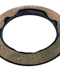 Input Shaft Thrust Bearing Single Unit for Automatic Transmission, OE Replacement 8668422, shown top view, metal with rubber edge