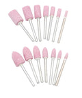 Shank Mounted Grinding Stone Bits Set For Rotary Tools Pro Grade 70 Piece Abrasive Grinding Stones With 3Mm Shank Pink Fused Alumina