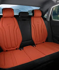Breathable Car Seat Cushions Full Set With Seaweed Fiber Backrest And Headrest Covers Featuring Solid Non Slip Silicone Base And Airbag Safe Design To Crush Summer Heat And Keep Your Daily Drive Fresh