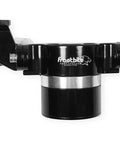 Badass Electric Water Pump Delivering 35 GPM High Flow in precision billet aluminum with black finish and connector.