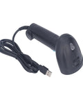 Wired Barcode Scanner With Quick Response Voice Feedback And QR Code Reading For Inventory Management, Ergonomic ABS Grip