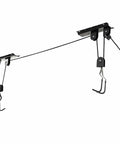 Garage Ceiling Bike Hoist Space Saver Must Have Heavy Duty Bicycle Lift with 3 Pulley System and 45 Feet Adjustable Rope