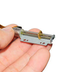 8mm Precision Stepper Motor With 2 Phase 4 Wire Linear Actuator And Metal Block Nut held in a hand, showcasing metal block nut and compact design.
