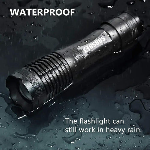 Waterproof feature of Two Pack UV Flashlight Blacklight 395nm 2 In 1 LED Tactical Flashlight And Pet Urine Detector