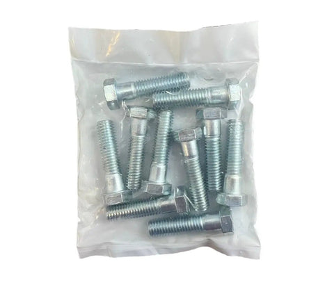 Bag of hex bolts from 5,170 Piece Grade 5 Coarse Thread Hex Bolt And Nut Set with Nylon Insert Nuts in Bolt Bins.