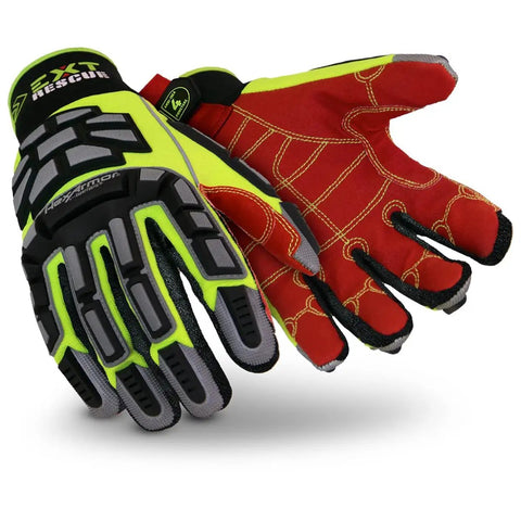 Cut-Resistant Impact Grip Rescue Gloves With SuperFabric Palm And IR-X Exoskeleton For Maximum Hand Protection ANSI A8 Durable Safety Gear For Tough Jobs Size Small