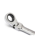 Close-up of Flex 25-Piece Ratcheting Wrench Set with SAE and metric sizes, 72-tooth box end, off-corner loading, ultra-thin head