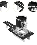 2 In 1 Invisible Fastener Slotting Bracket For Cabinet Furniture Assembly And Wood Router Base Mortising Jig, Heavy Duty Aluminum Alloy Construction, DIY Friendly