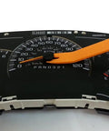 Dash gauge with needle tool from Six Piece Stepper Motor Repair Kit X27.168 For Chevy GM GMC Dash Gauges 2003 2006 Silverado Suburban