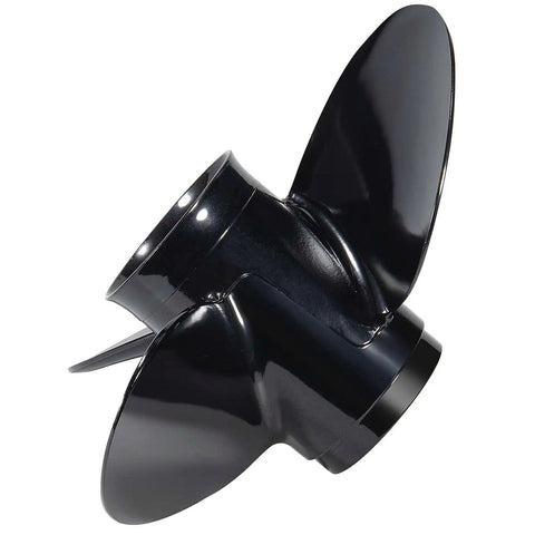 Aluminum Boat Propeller 12 1/4 Inch Diameter 15 Inch Pitch Right Hand Rotation 13 Spline Fits BRP Johnson Evinrude OMC Stern Drive