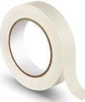 Console Labeling Tape 1 Inch Wide 54.7 Yard Roll Clean Writable Flatback Paper White Adhesive Tape Removable No Residue