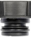 Side view of Ford Compatible Coolant Reservoir Cap Direct Replacement For Select Models Engine Cooling System Sealed And Leak Proof Easy Install OEM Style Fit Keeps Pressure And Prevents Overflow.