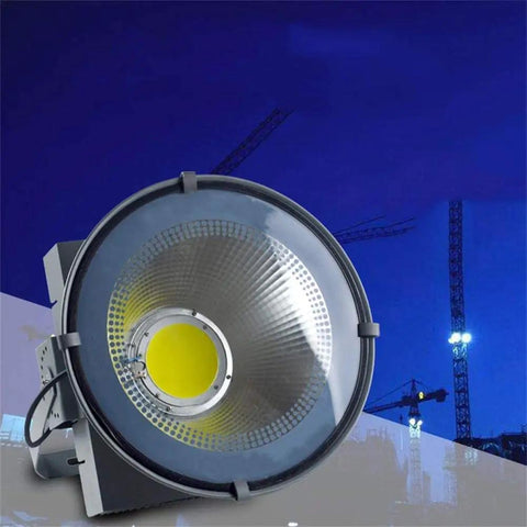 Heavy Duty Portable Floodlight With A Rock Solid Aluminum Build And Hella Bright LED Spotlight For Outdoor Job Sites And Backyard Chores Rechargeable Work Lamp That Always Gets The Job Done, showing the bright LED spotlight design.